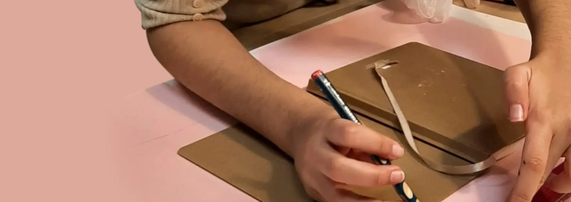 Sketchbook by Madebyheroes Girl crafting her own sketchbook